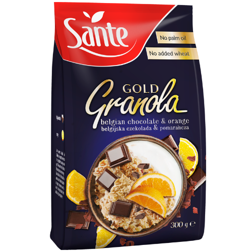 Granola Gold Belgian Chocolate & Orange 300g