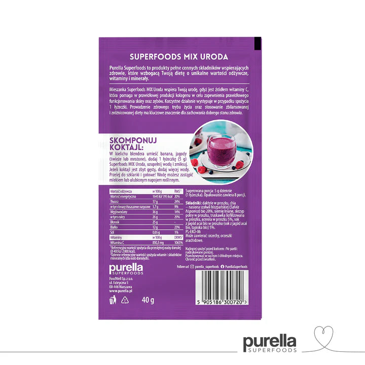 Beauty Superfood Mix 40g Purella Superfoods MIX Beauty