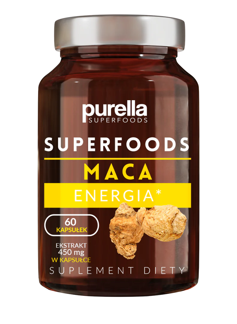MACA Energi Kosttilskudd 60 kapsler Purella Supertilskudd