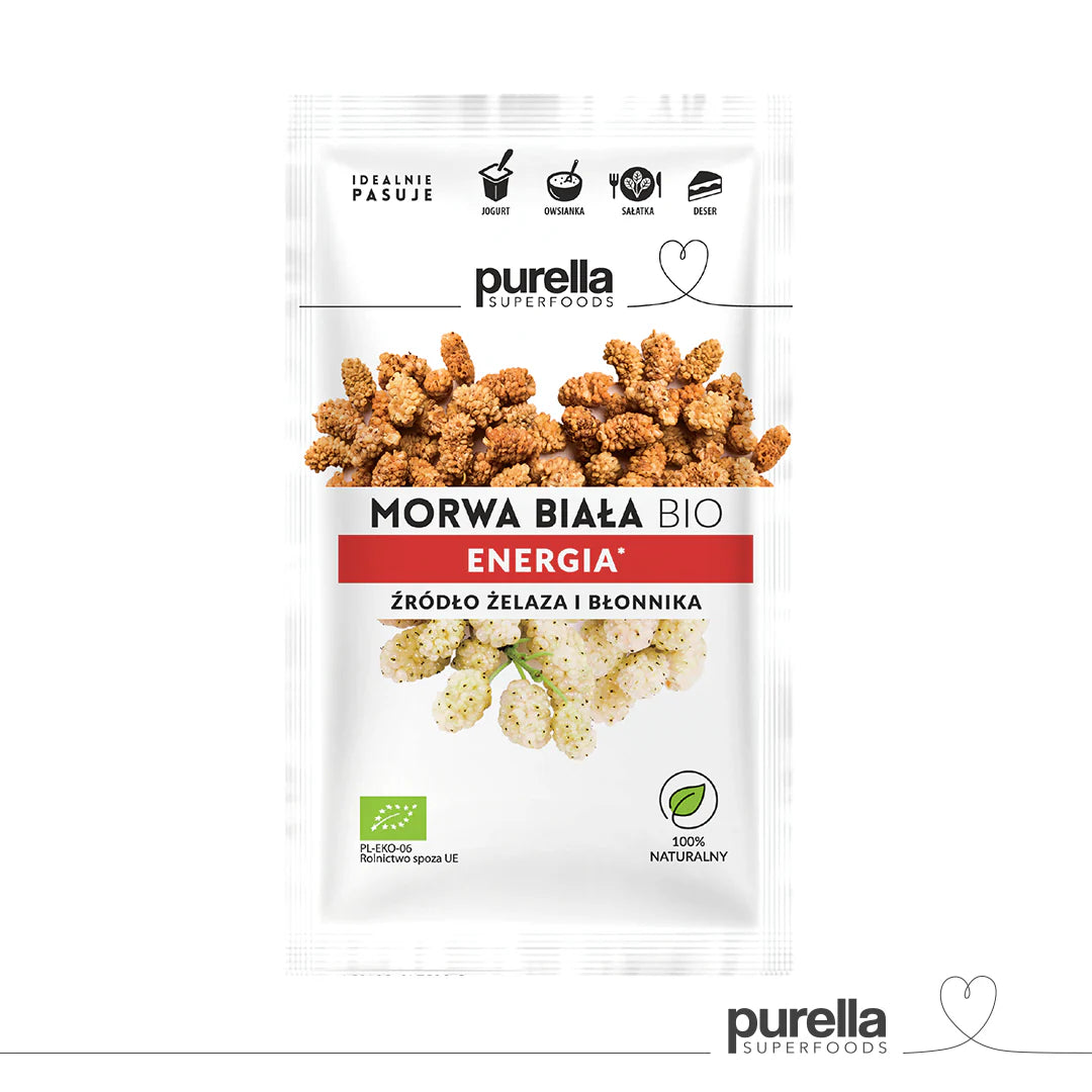 Hvit morbærfrukt BIO 45g Purella