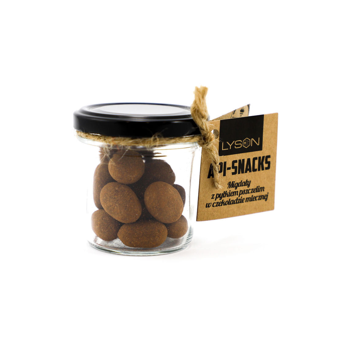Api Snacks Mandler i sjokolade - melk med pollen og kanel 50g