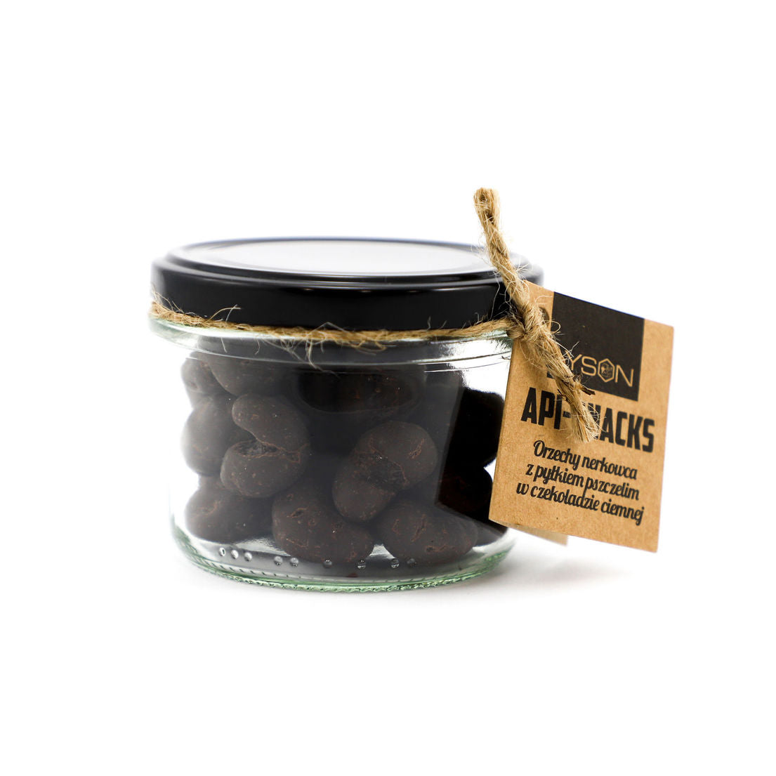 Api Snacks Cashewnøtter - i mørk sjokolade med dryss 100g