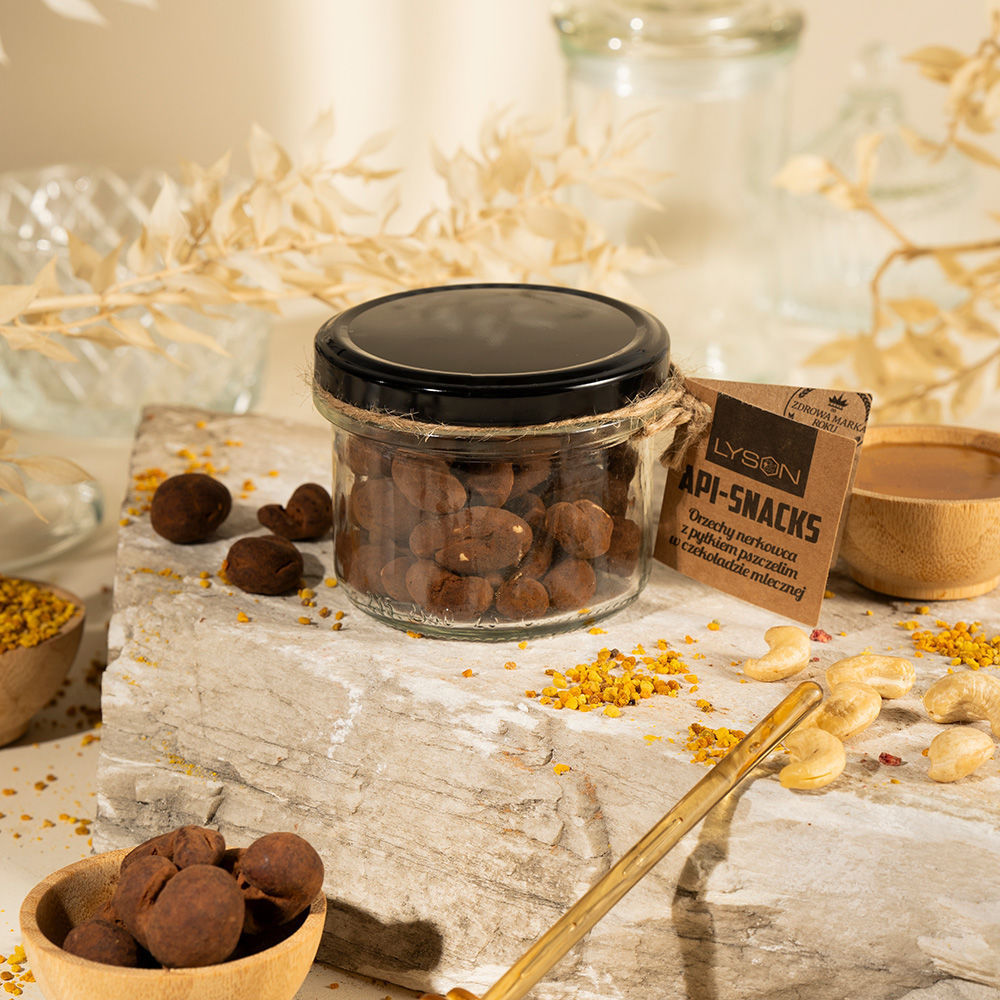 Api Snacks Cashewnøtter - i melkesjokolade med pollen 50g