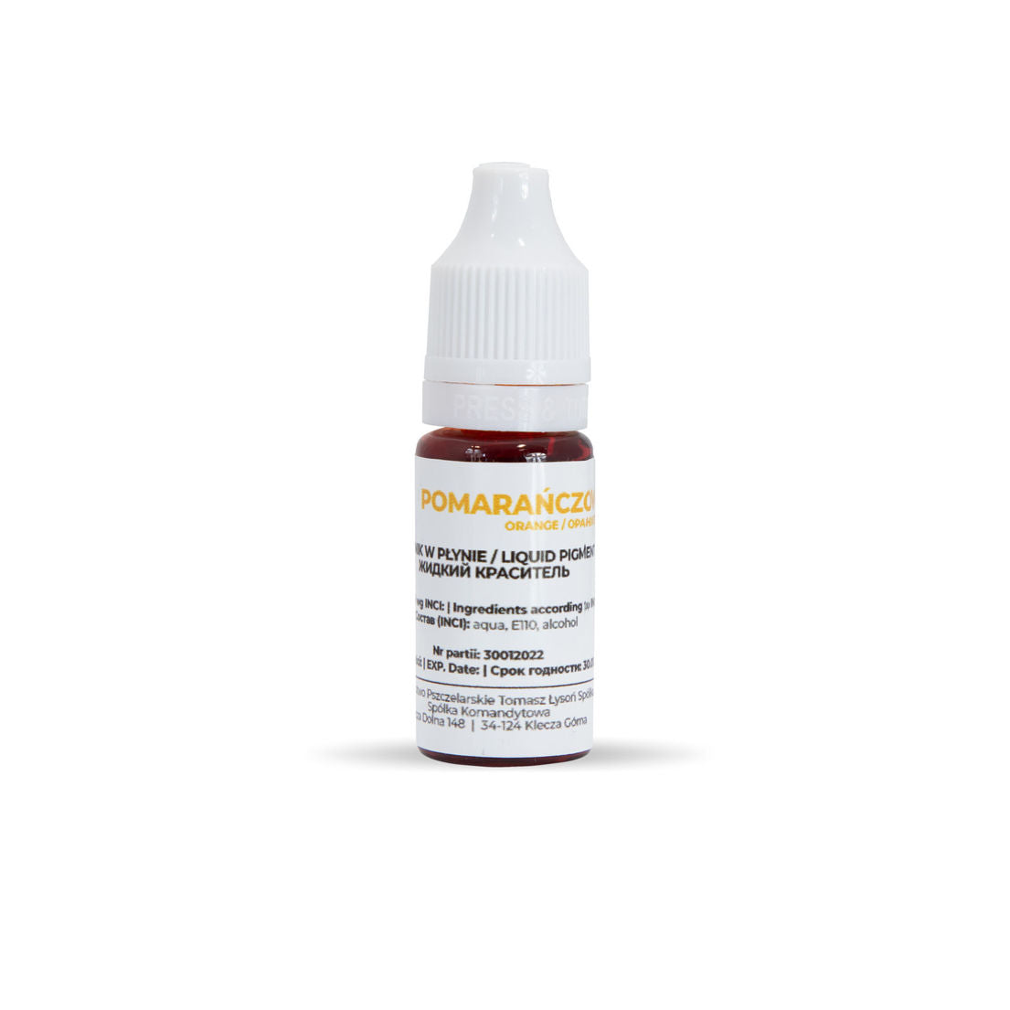 Såpefarge - Oransje 10 ml