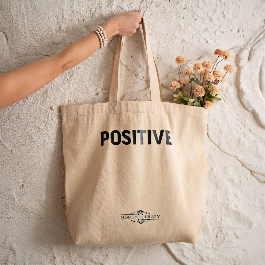 Honningterapi bomullspose - Bee Positive