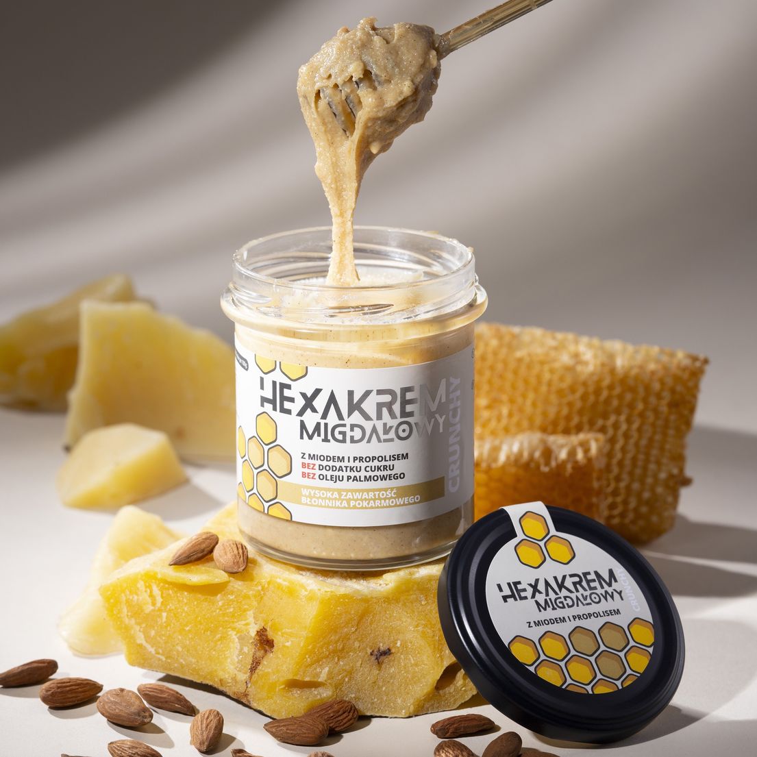 Hexakrem mandel - med honning og propolis