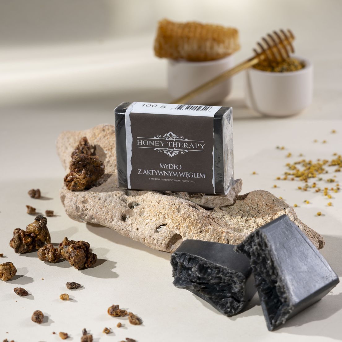 Natursåpe med propolis - honningkull