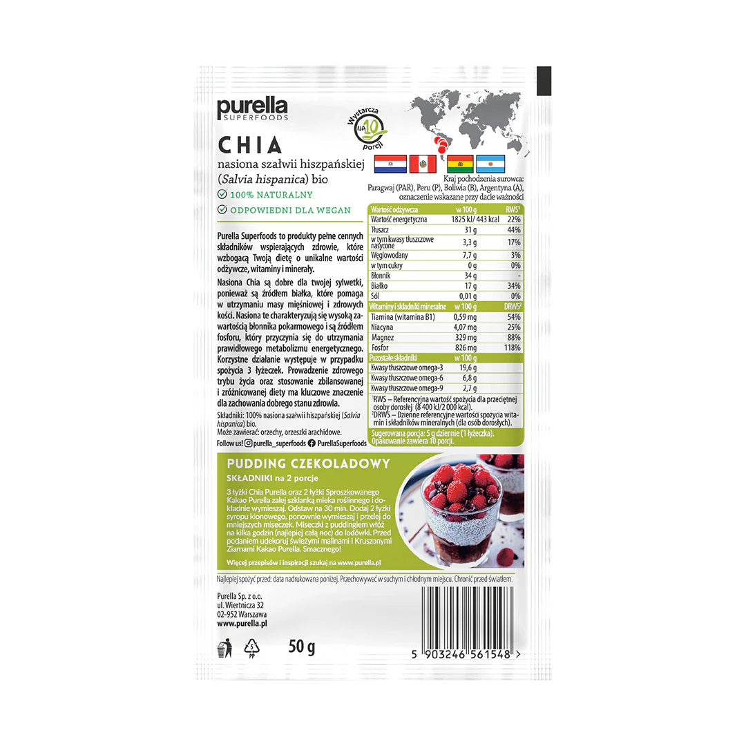 Chia ØKOLOGISK 50g Purella