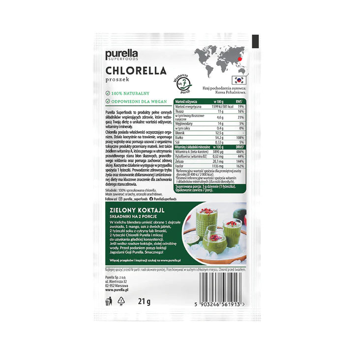 Chlorella 21g Purella