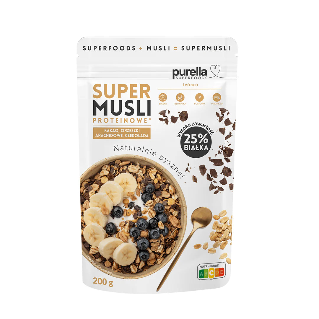 Proteinmüsli 200 g Purella SUPERMUSLI