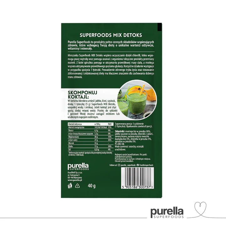 Detox Superfood Mix 40g Purella Superfoods Mix