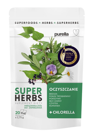 Urteblanding for rensing 35 g (20 poser x 1,75 g) Purella SUPERHERBS