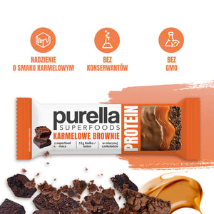 Purella Superfoods Proteinbar Karamellbrownie