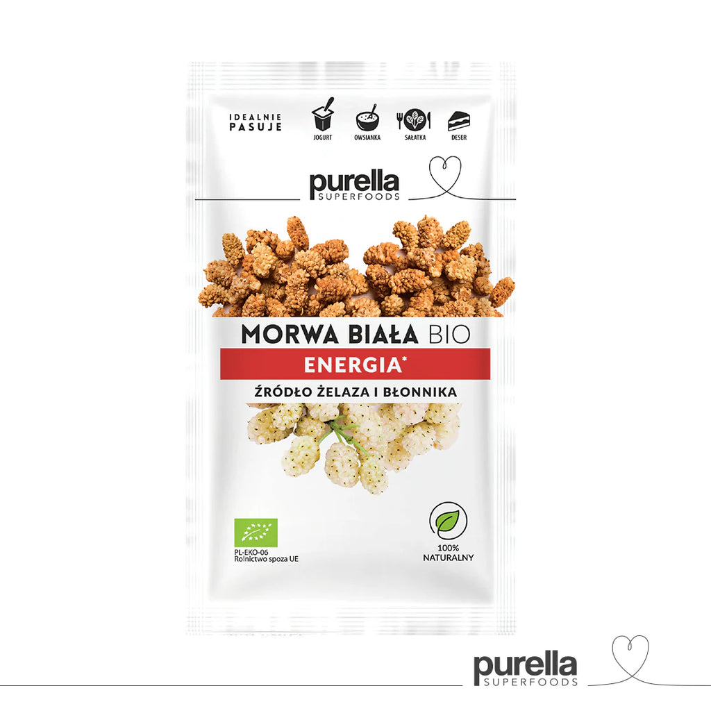 Hvit morbærfrukt BIO 45g Purella