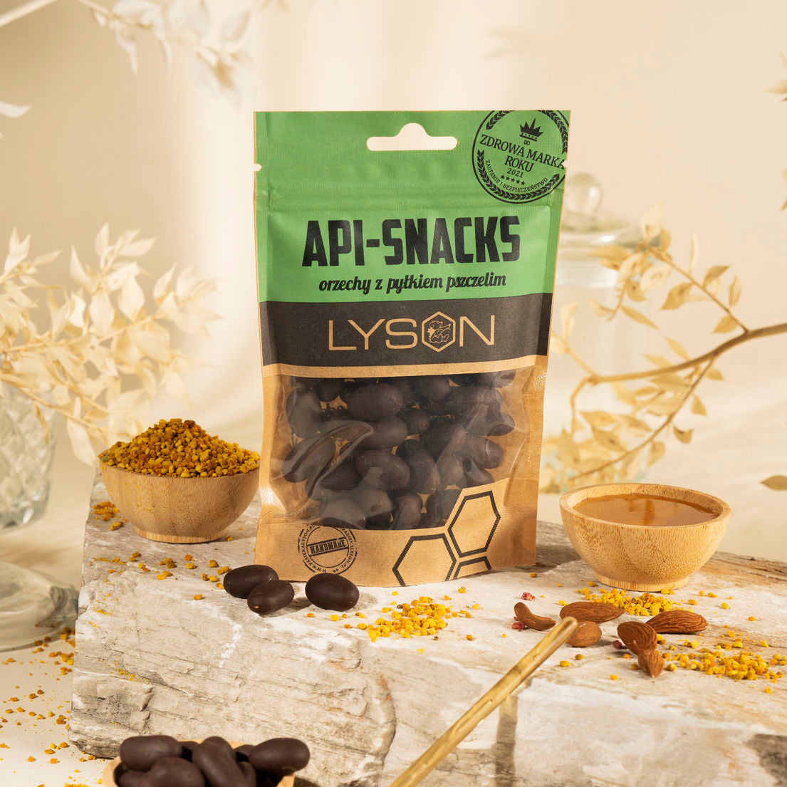 Api Snacks Mandler i sjokolade - melk med kanel 100g