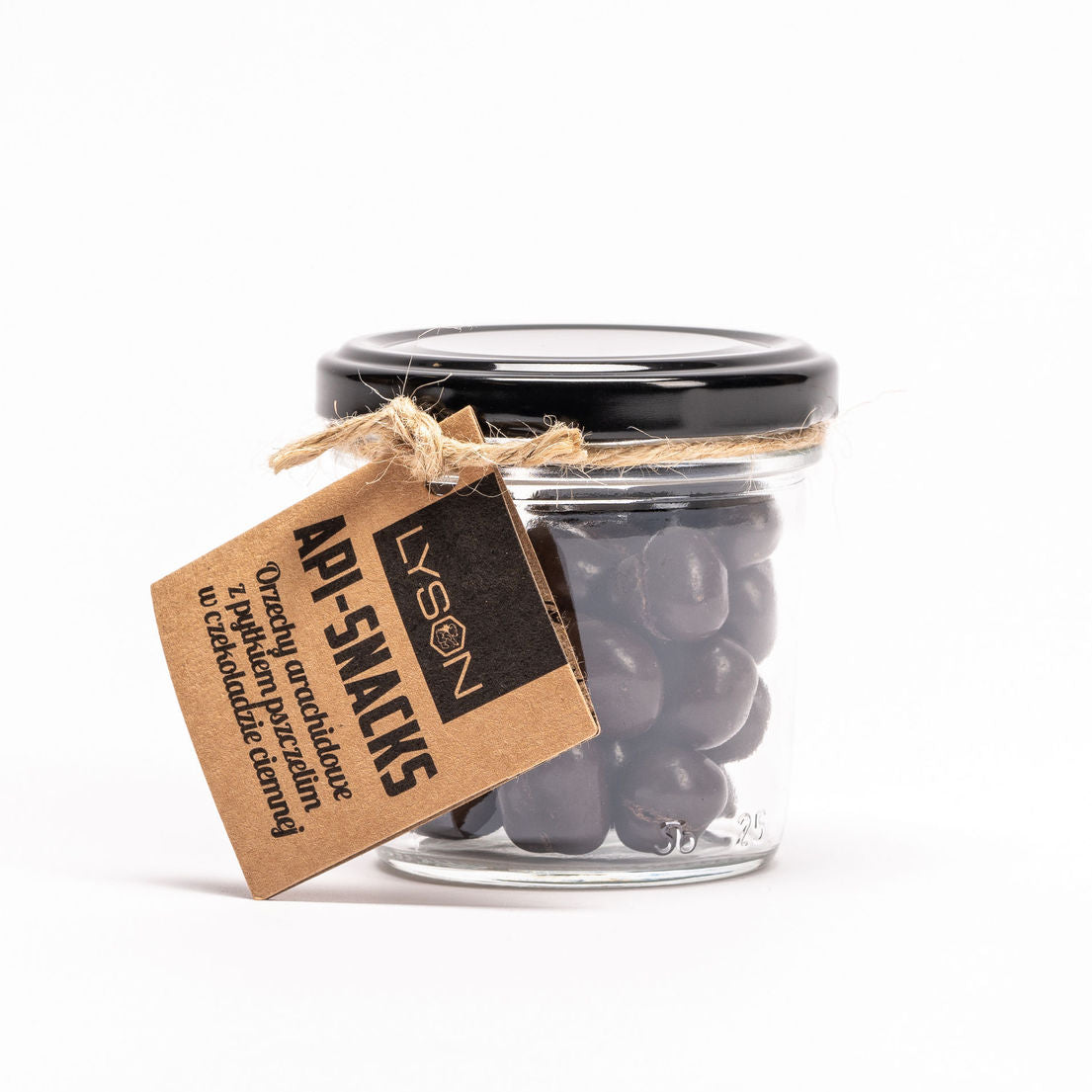 Api Snacks Peanøtter - i mørk sjokolade med støv 50g