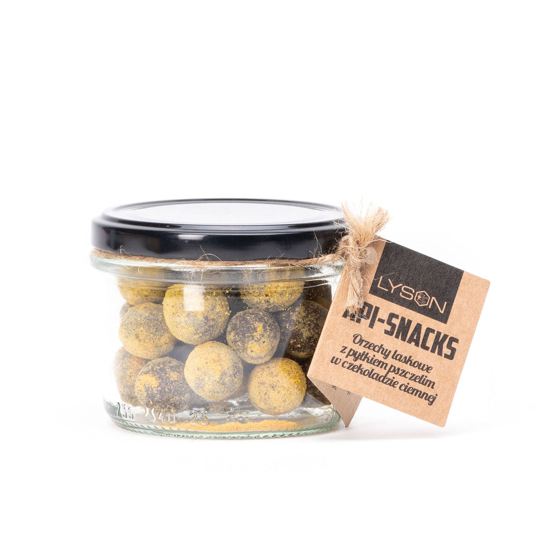 Api Snacks Hasselnøtter - i mørk sjokolade med dryss 100g