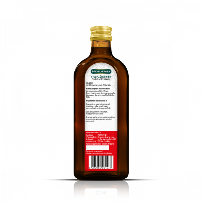 Cranberry syrup
