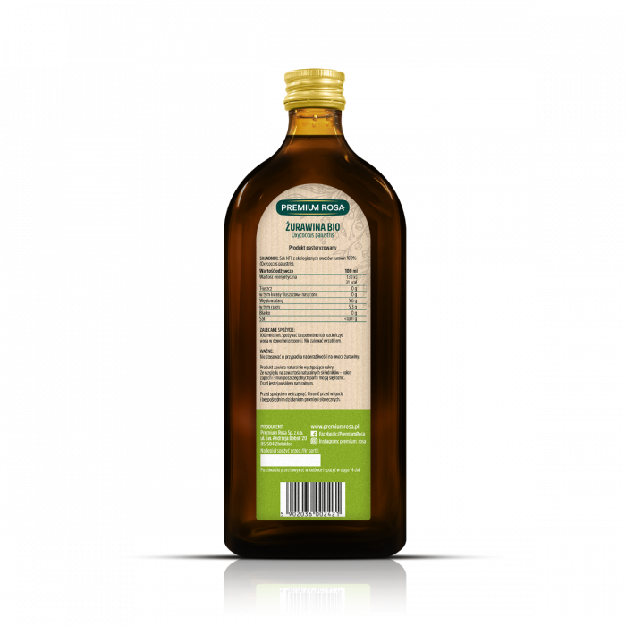 NFC cranberry juice BIO 100%.