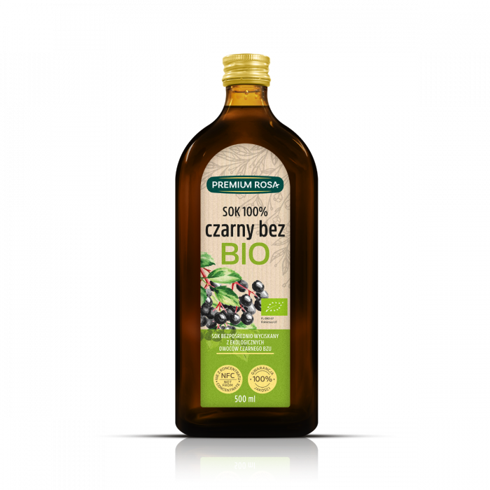 NFC elderberry juice BIO 100%.