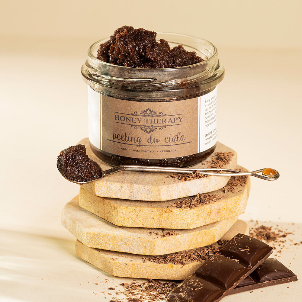 Kroppskrubb - honning, voks, sjokolade 250g
