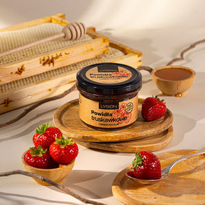 Jordbærsyltetøy - med honning 200 g