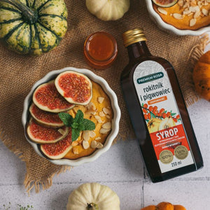 Sea buckthorn and quince syrup