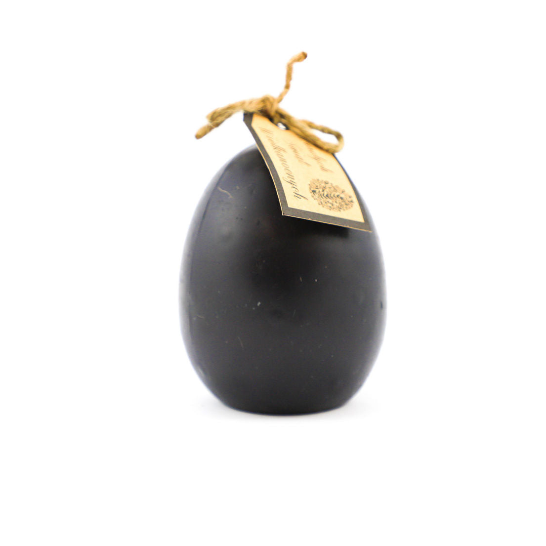 Påskelys - glatt eggsvart