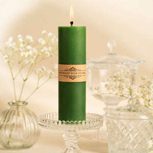 Bivokslys - tynn grønn sylinder